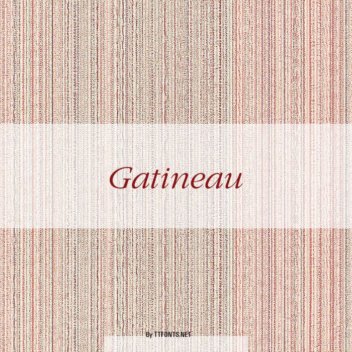 Gatineau example