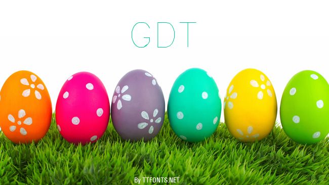 GDT example