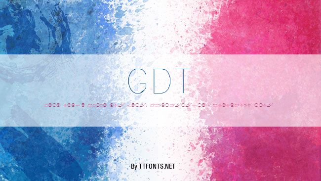GDT example