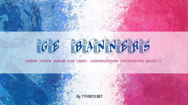 GE Banners example