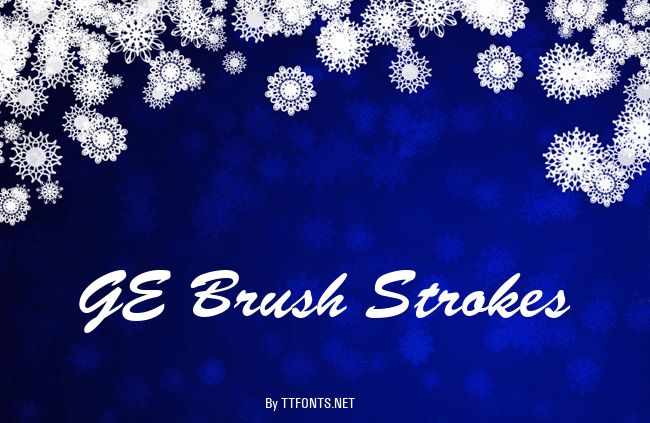 GE Brush Strokes example