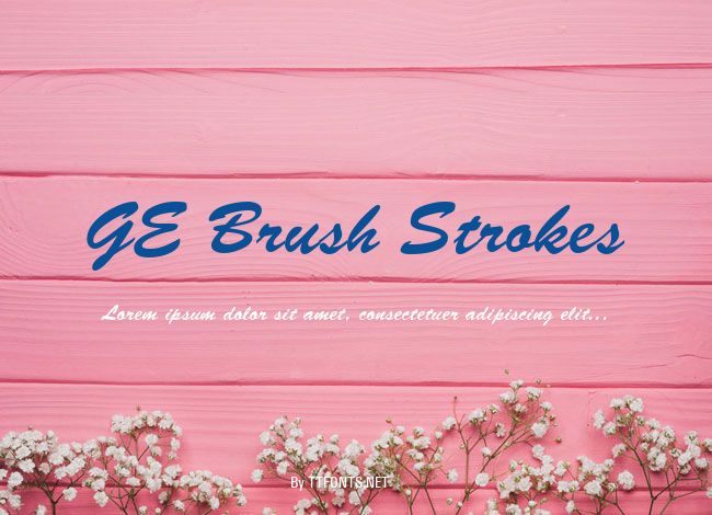 GE Brush Strokes example