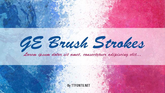 GE Brush Strokes example