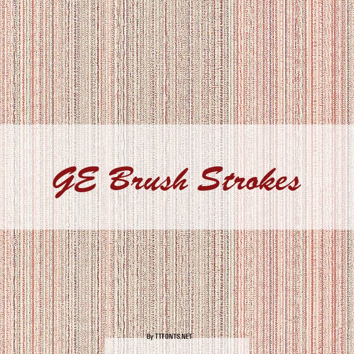 GE Brush Strokes example