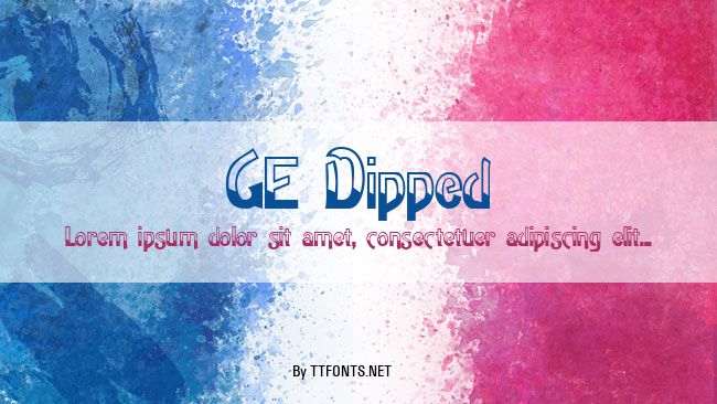 GE Dipped example
