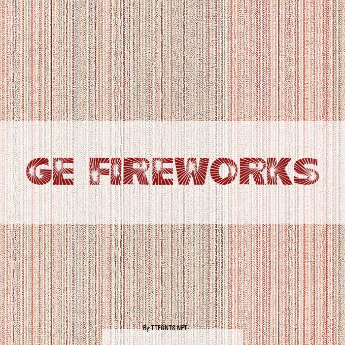 GE Fireworks example