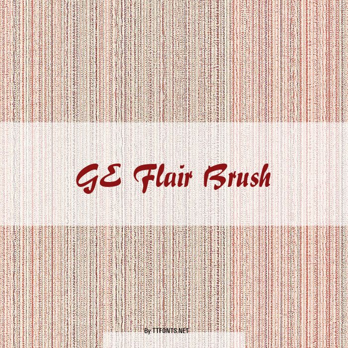 GE Flair Brush example