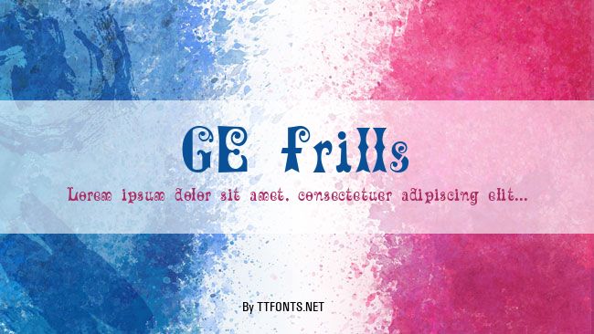 GE Frills example