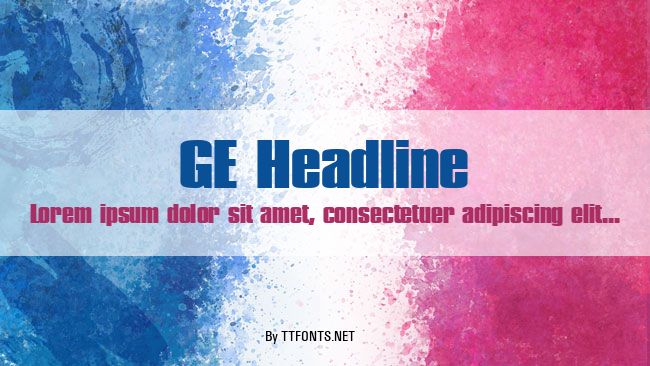 GE Headline example