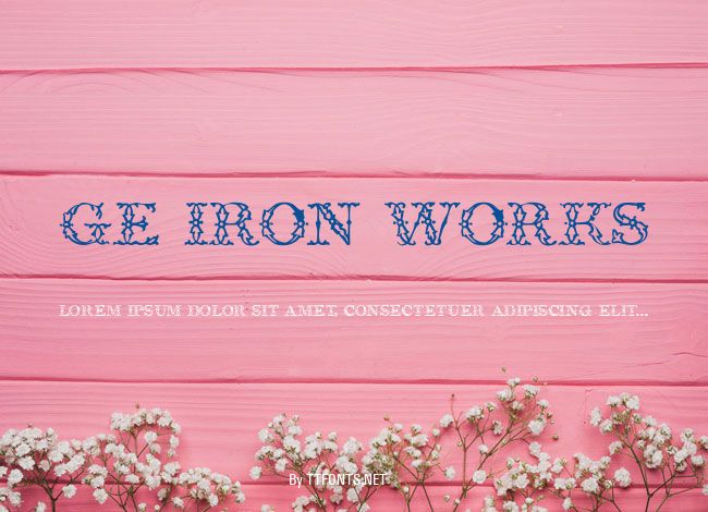 GE Iron Works example