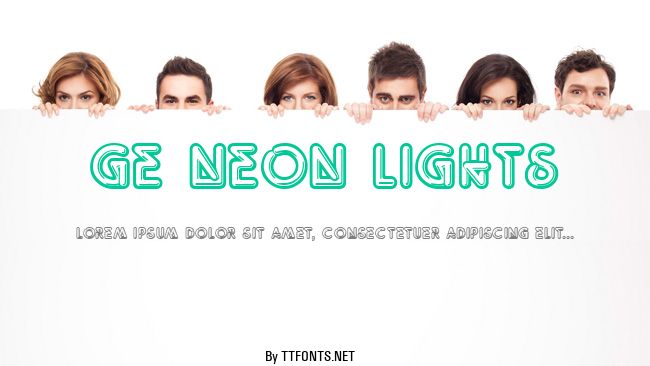GE Neon Lights example