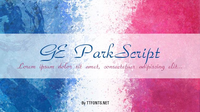 GE ParkScript example