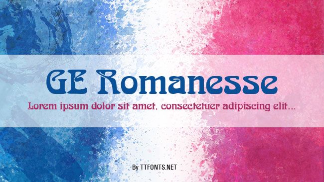 GE Romanesse example