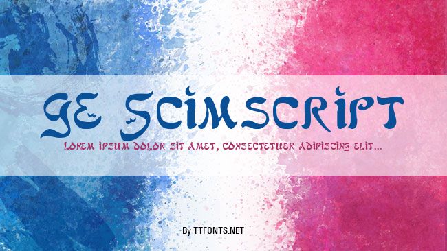 GE Scimscript example