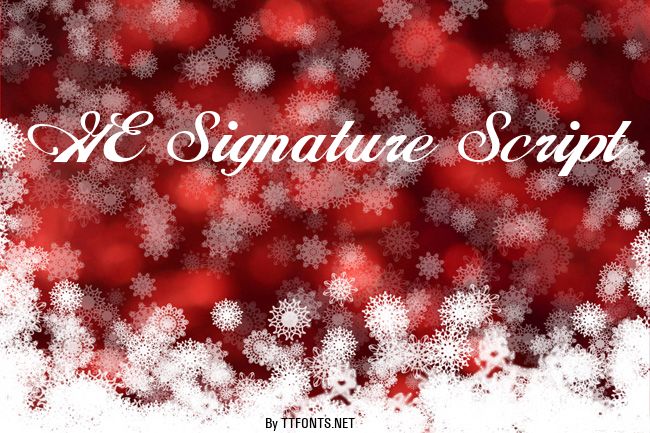 GE Signature Script example