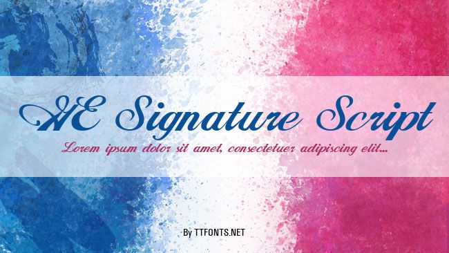 GE Signature Script example