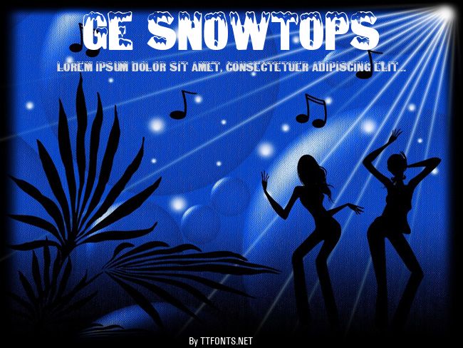 GE Snowtops example