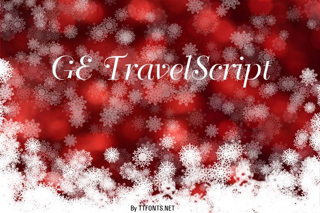 GE TravelScript example