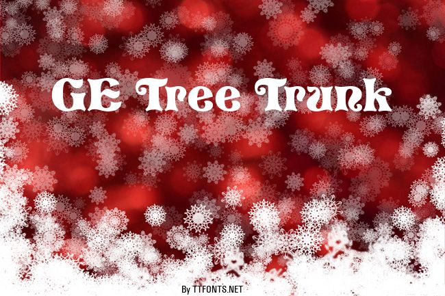 GE Tree Trunk example