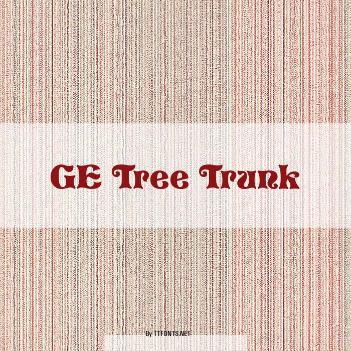 GE Tree Trunk example
