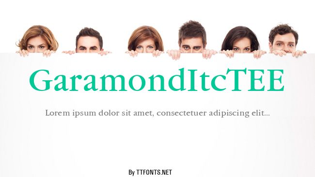 GaramondItcTEE example