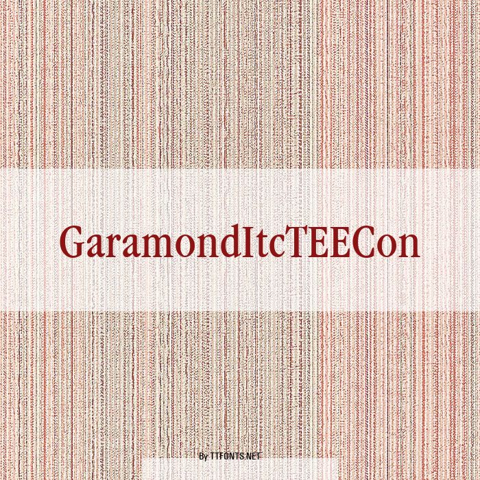 GaramondItcTEECon example