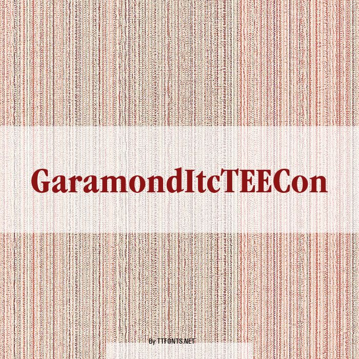 GaramondItcTEECon example