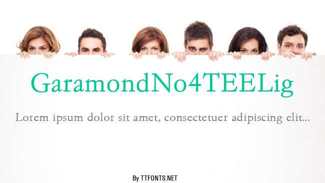GaramondNo4TEELig example