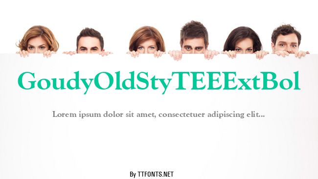 GoudyOldStyTEEExtBol example
