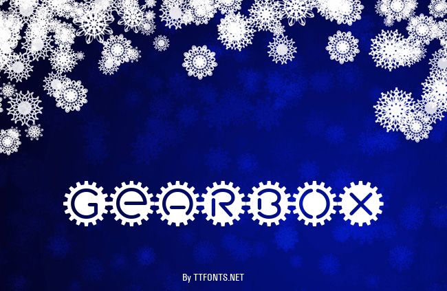 GearBox example