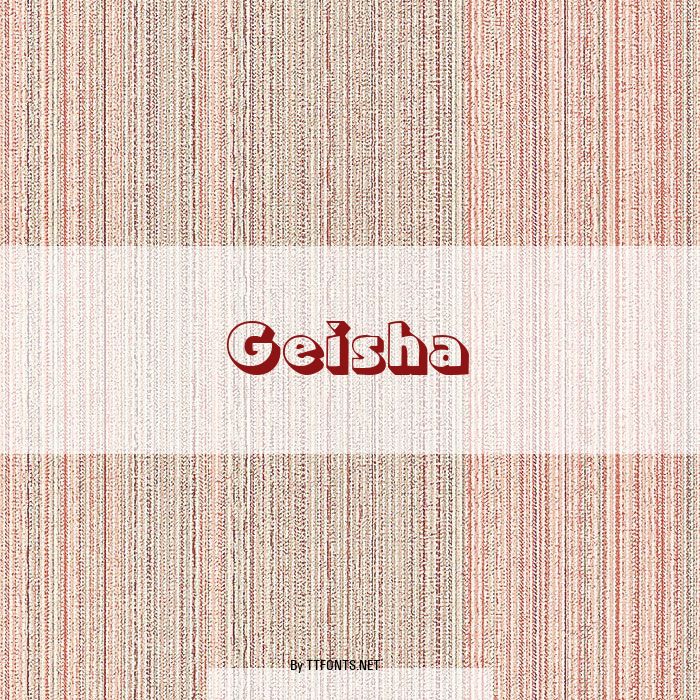 Geisha example