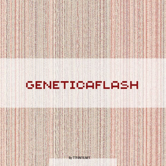 GeneticaFlash example