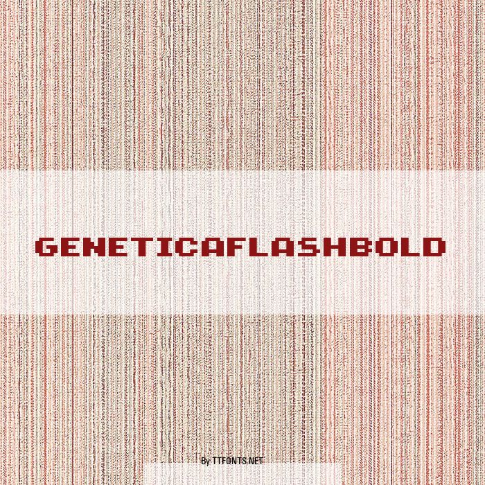 GeneticaFlashBold example