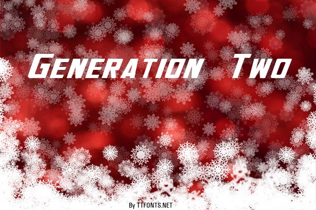 Generation Two example