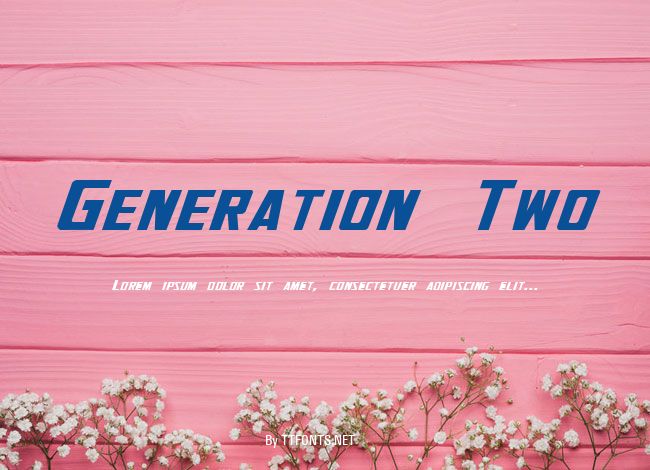 Generation Two example