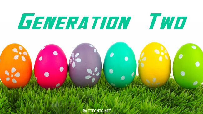 Generation Two example