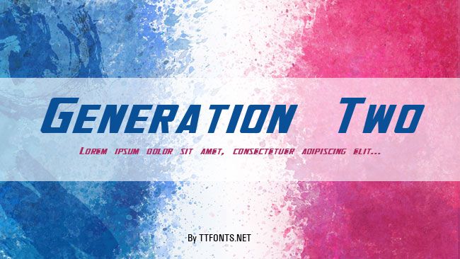 Generation Two example