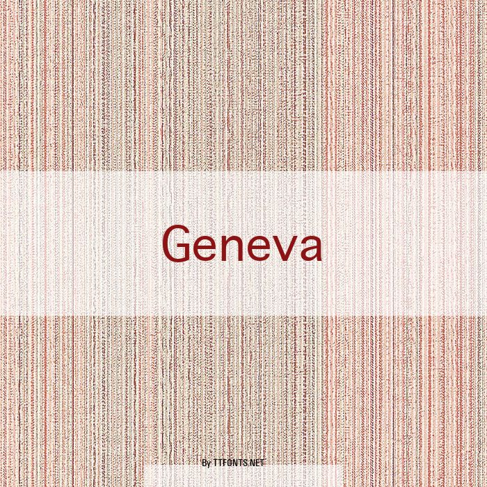 Geneva example