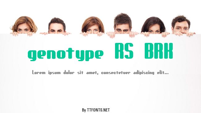 genotype RS BRK example