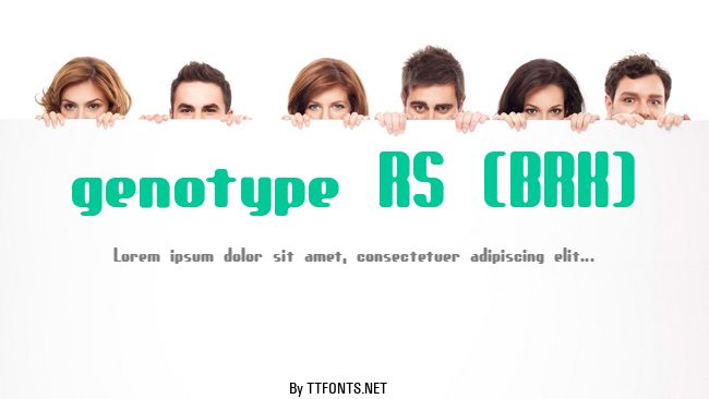 genotype RS (BRK) example