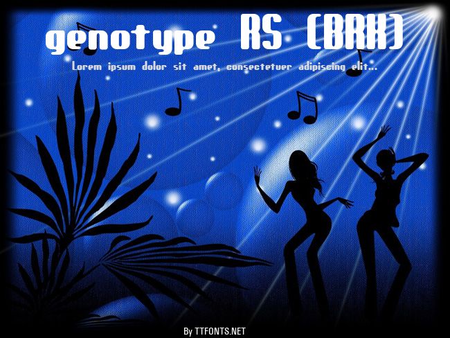 genotype RS (BRK) example