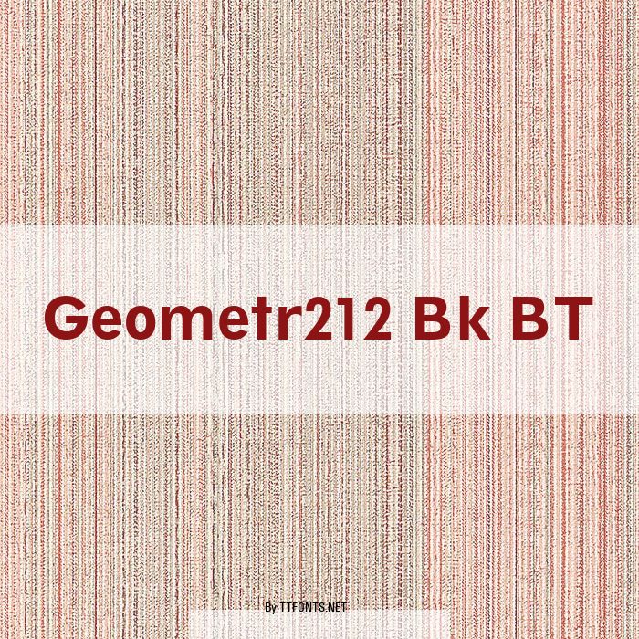 Geometr212 Bk BT example