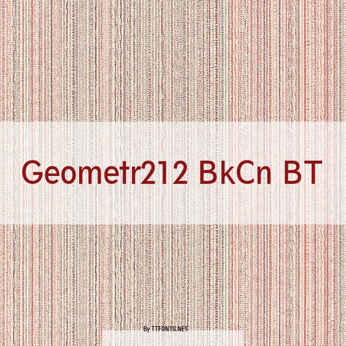 Geometr212 BkCn BT example