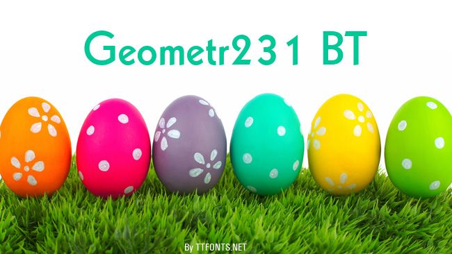 Geometr231 BT example