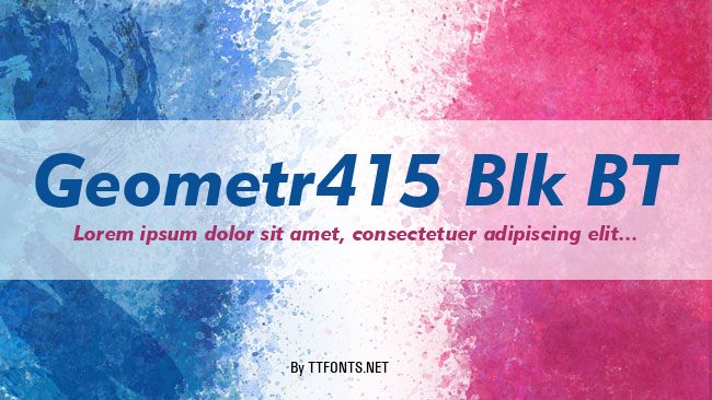 Geometr415 Blk BT example