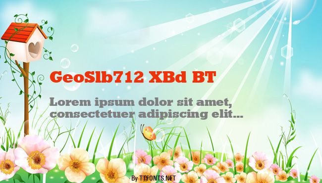 GeoSlb712 XBd BT example