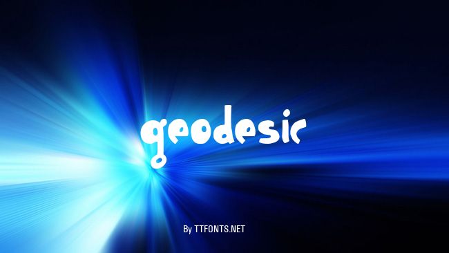 Geodesic example