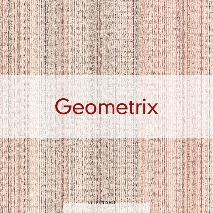 Geometrix example