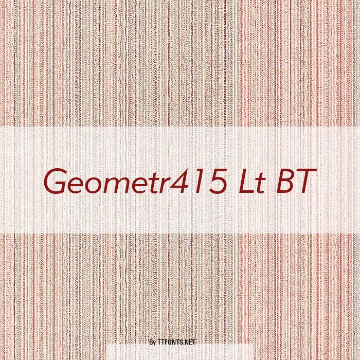Geometr415 Lt BT example