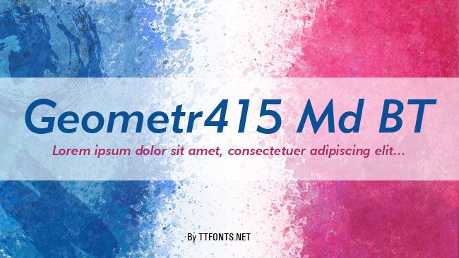 Geometr415 Md BT example